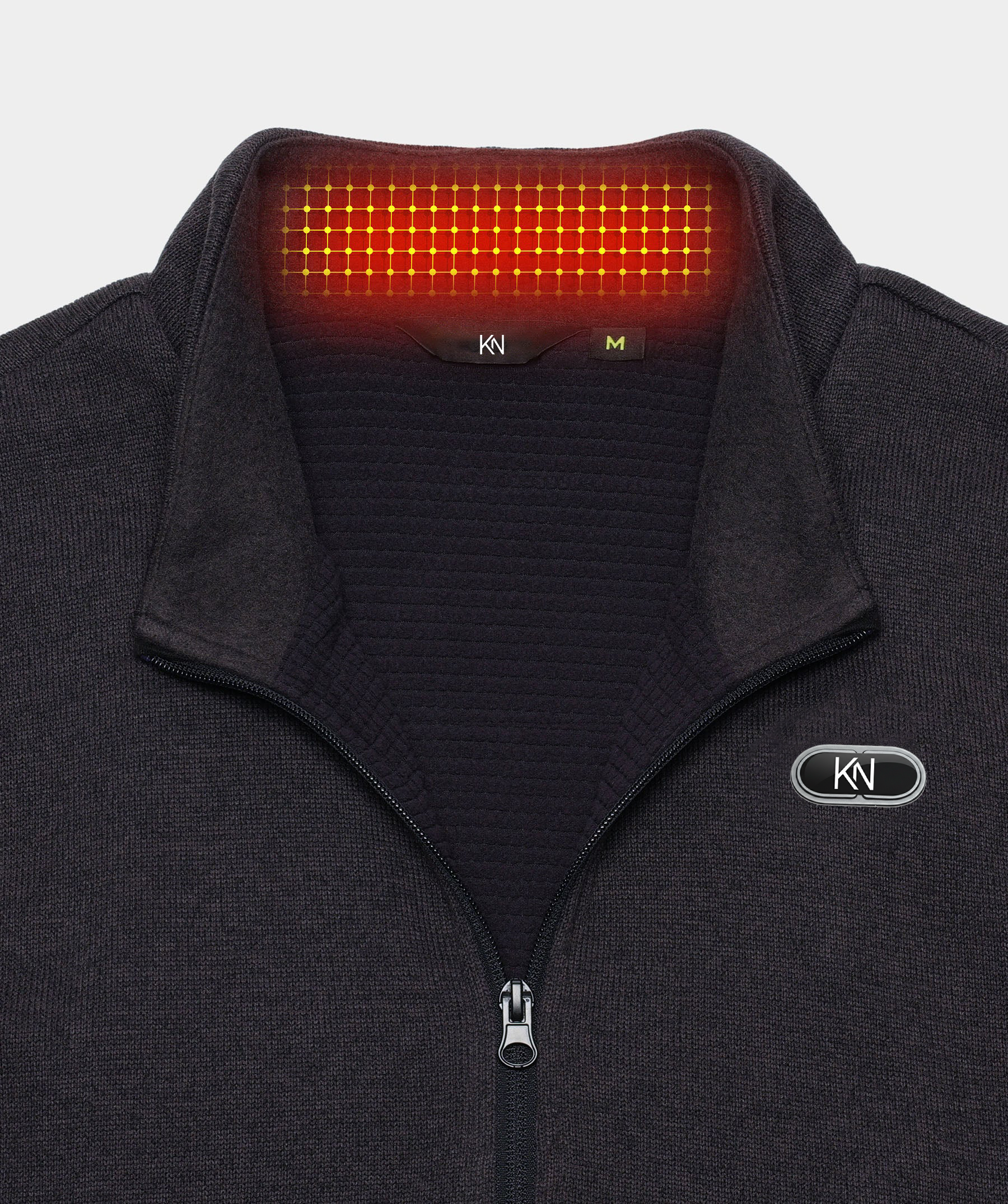 KN-V2 Men’s Recycled Heated Fleece Vest